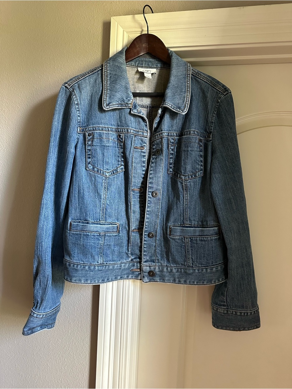 LOFT Light Blue Denim Jean Jacket